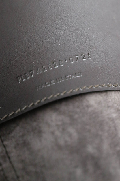 Saint Laurent Le 37 Logo Bucket Bag Grey