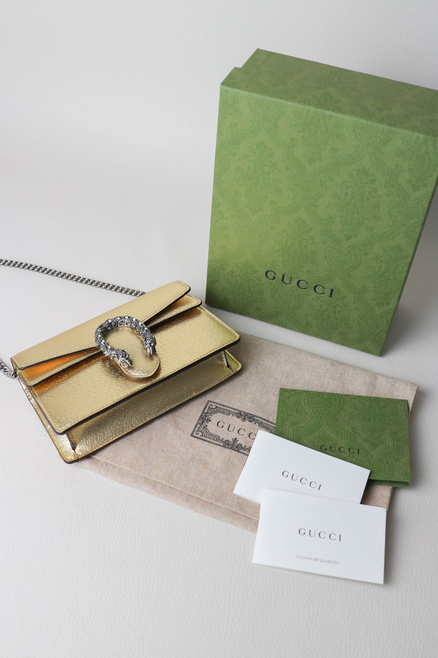 Gucci Dionysus Mini Bag Gold