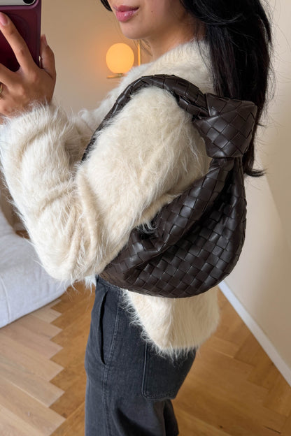 Bottega Veneta Intrecciato Teen Jodie Bag Brown