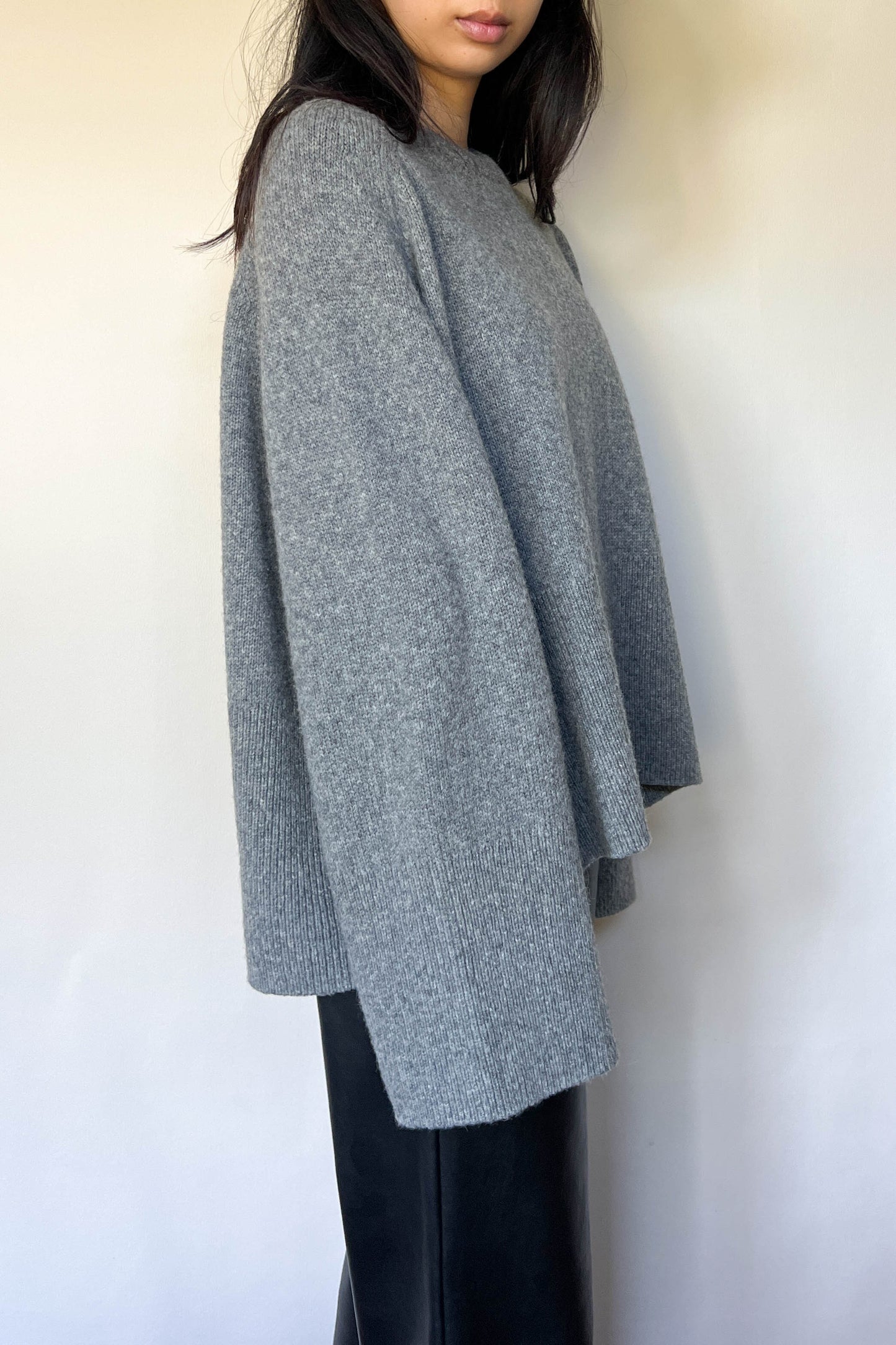 TOTEME Oversized Signature Knit Jumper Grey