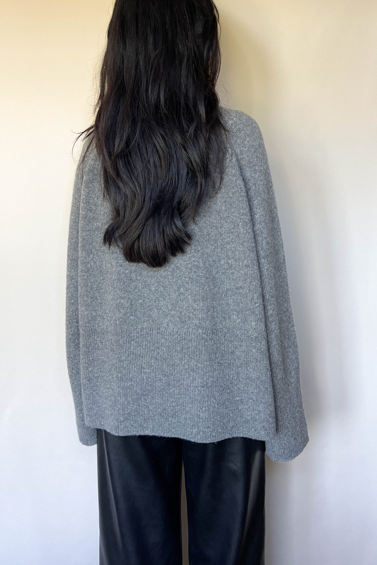 TOTEME Oversized Signature Knit Jumper Grey