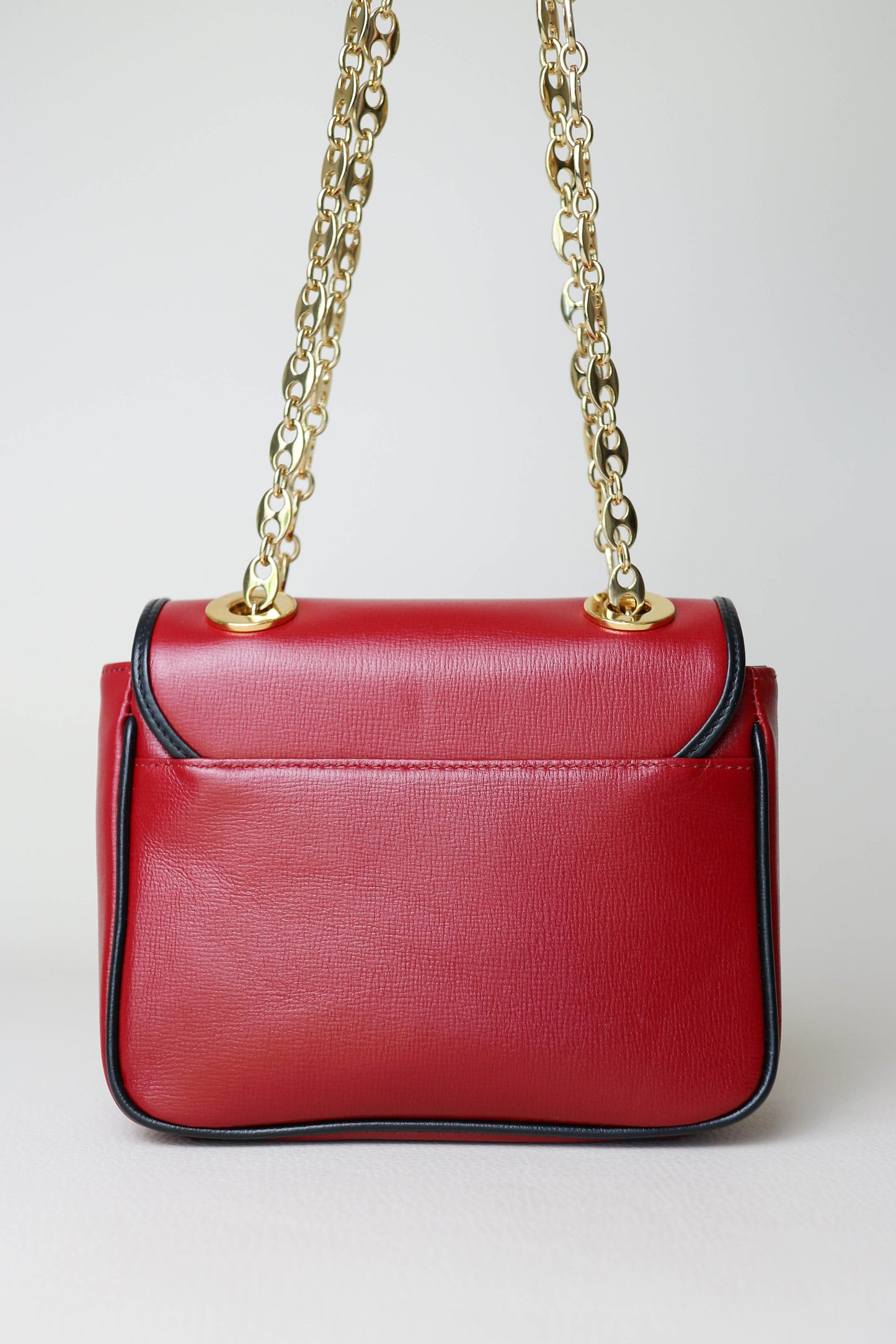 Gucci Marina Chain Shoulder Bag Red