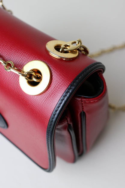 Gucci Marina Chain Shoulder Bag Red