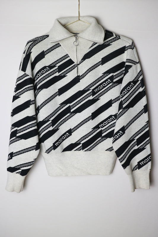 Isabel Marant Etoile Logo Zip Jumper