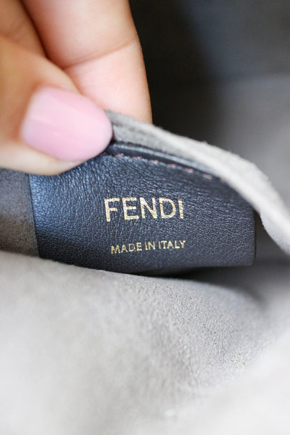 Fendi FF Zucca Mini Crossbody Bag Brown