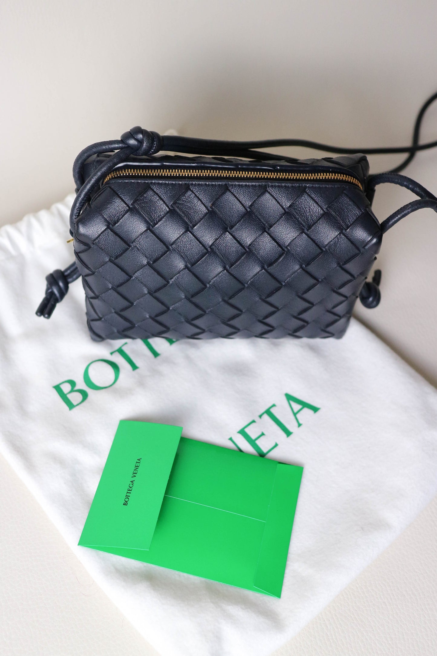 Bottega Veneta Loop Mini Bag Navy