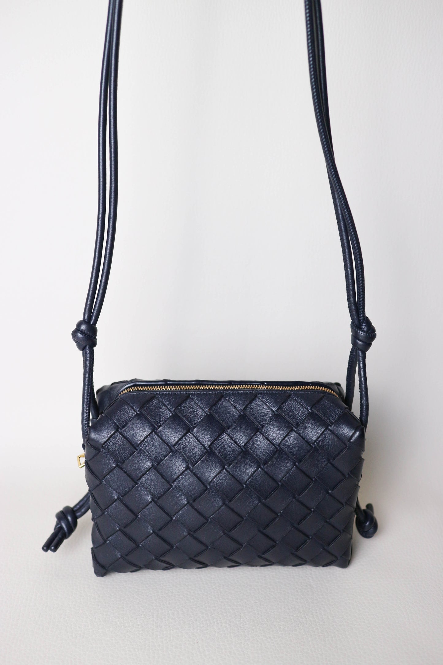 Bottega Veneta Loop Mini Bag Navy