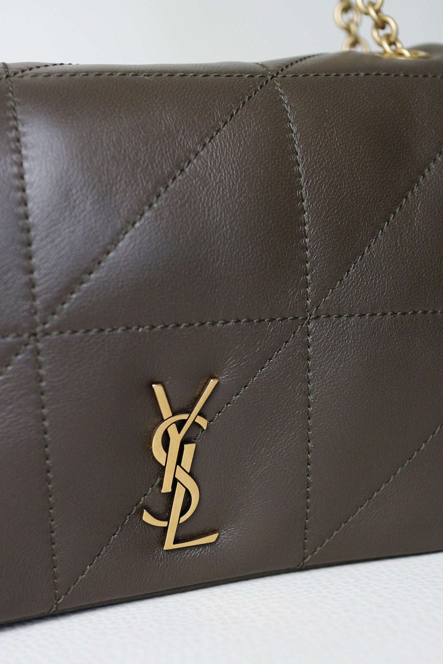 Saint Laurent Jamie 4.3 Mini Shoulder Bag Khaki