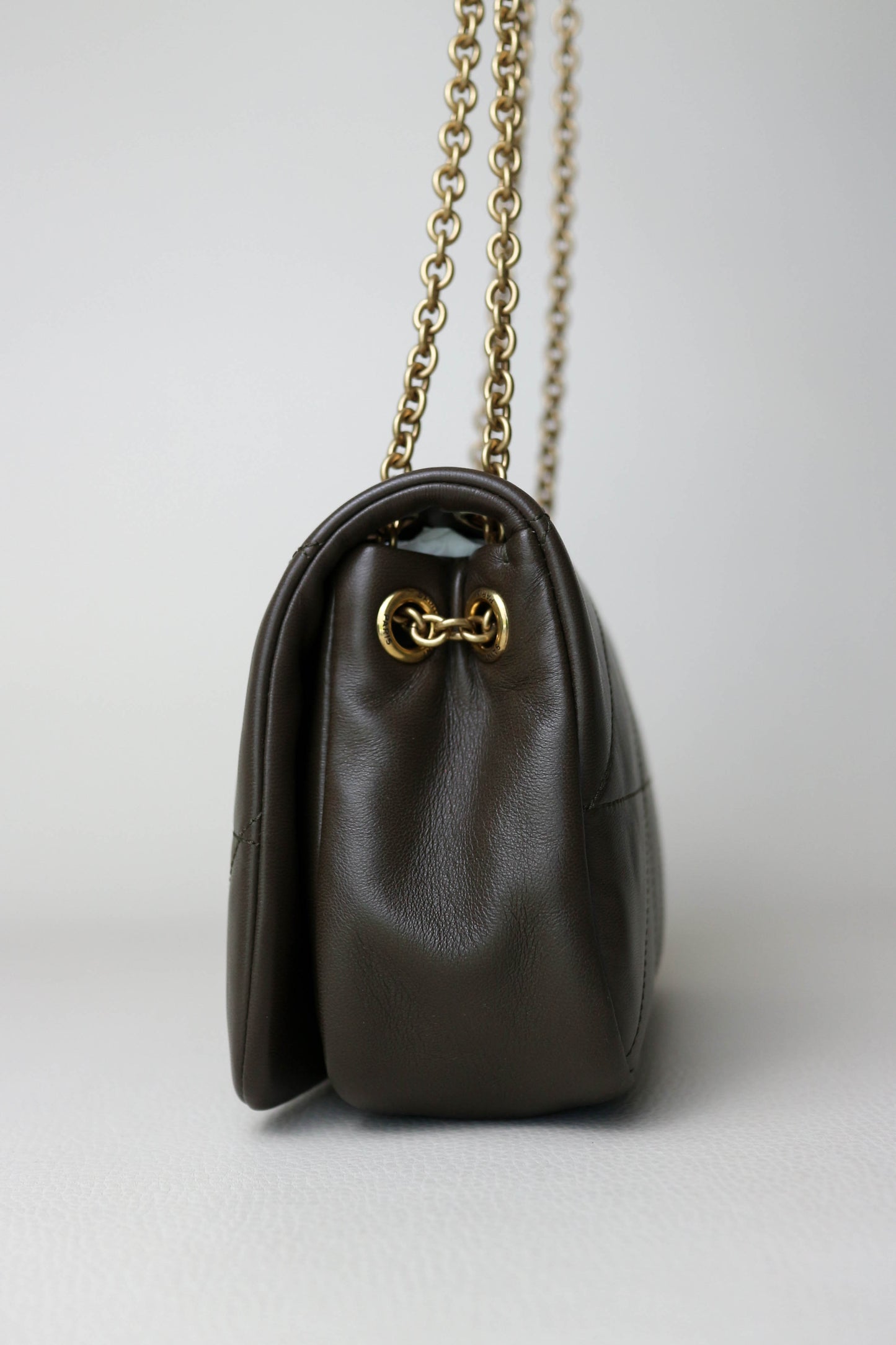 Saint Laurent Jamie 4.3 Mini Shoulder Bag Khaki