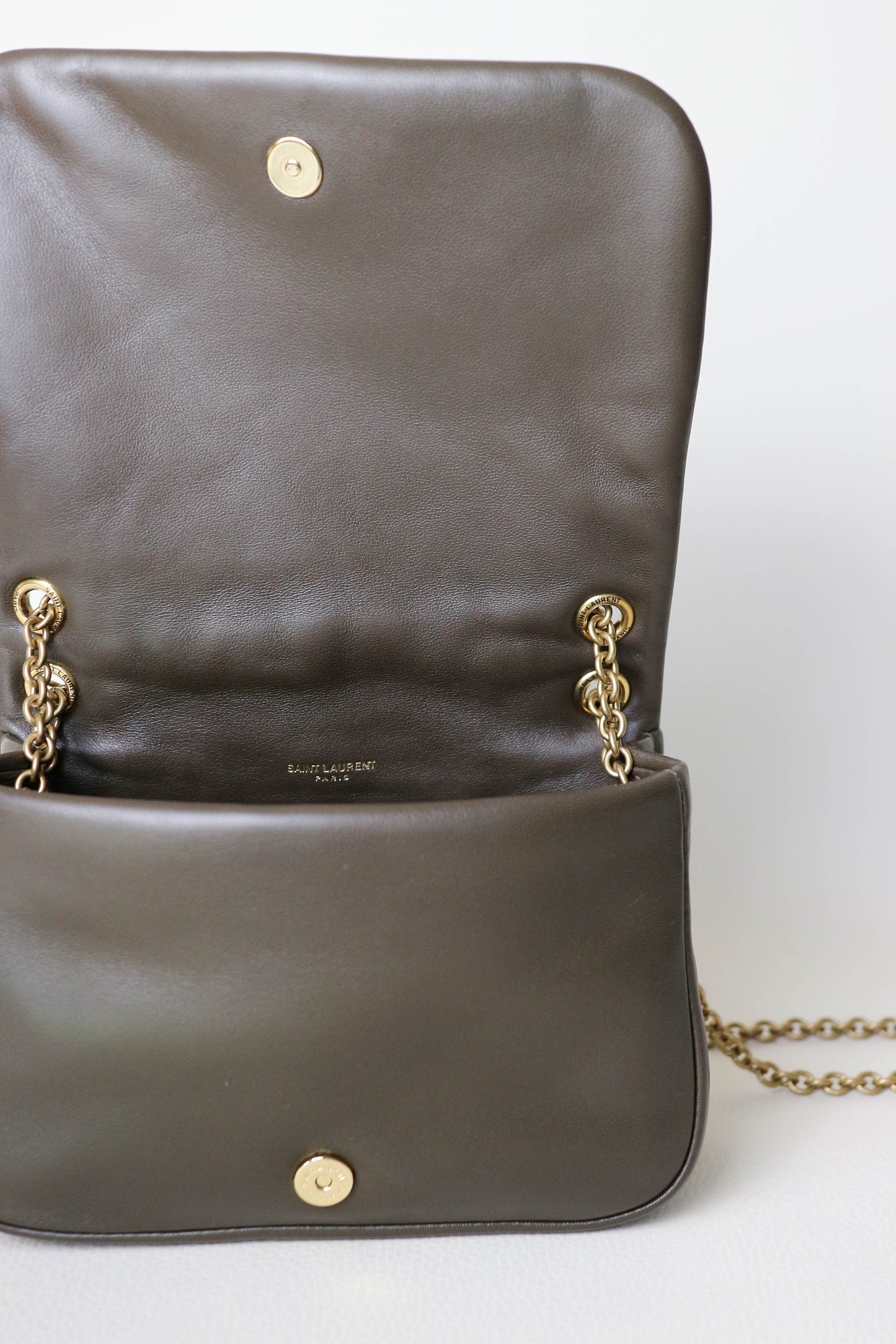 Saint Laurent Jamie 4.3 Mini Shoulder Bag Khaki
