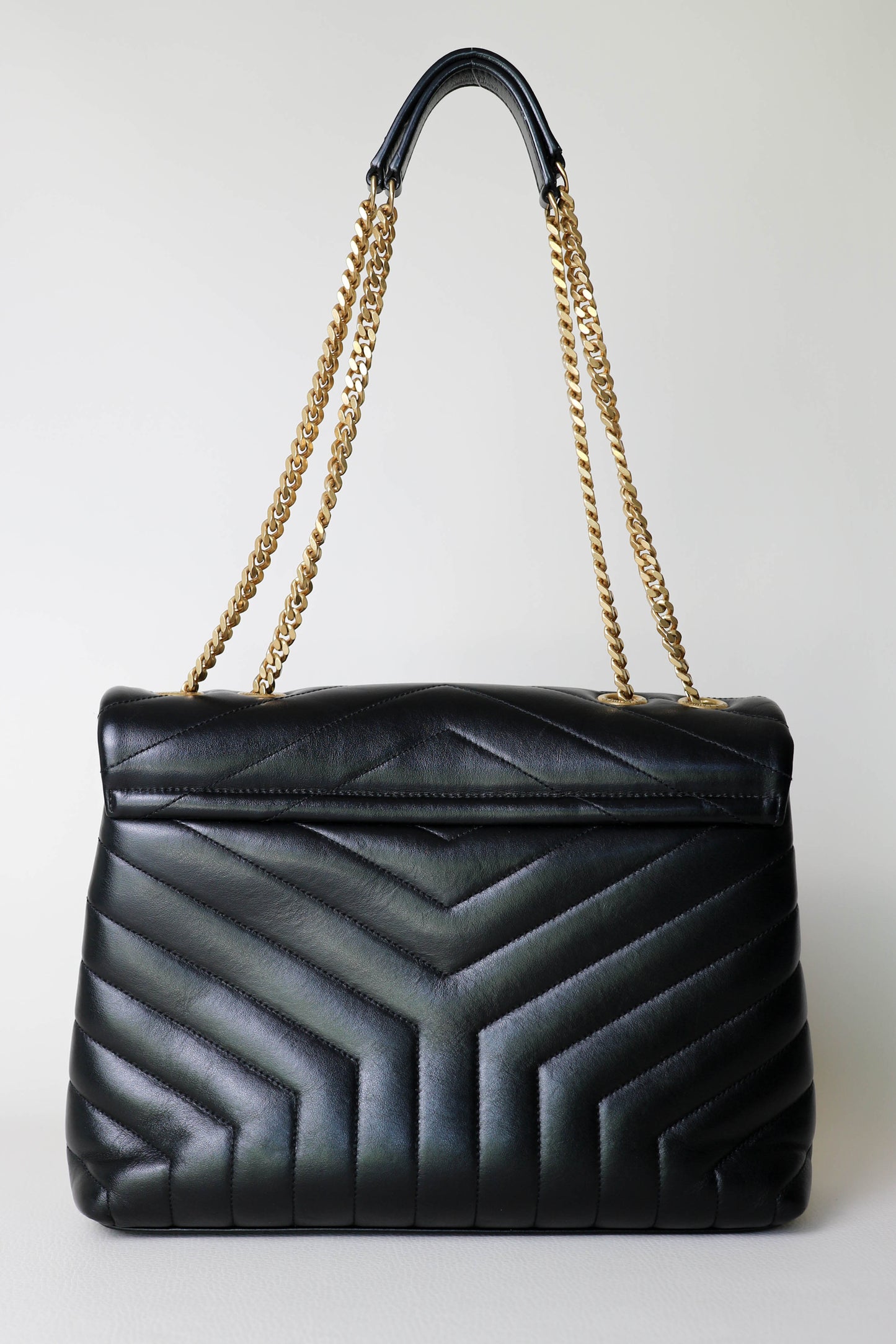 Saint Laurent Loulou Shoulder Bag Medium Black