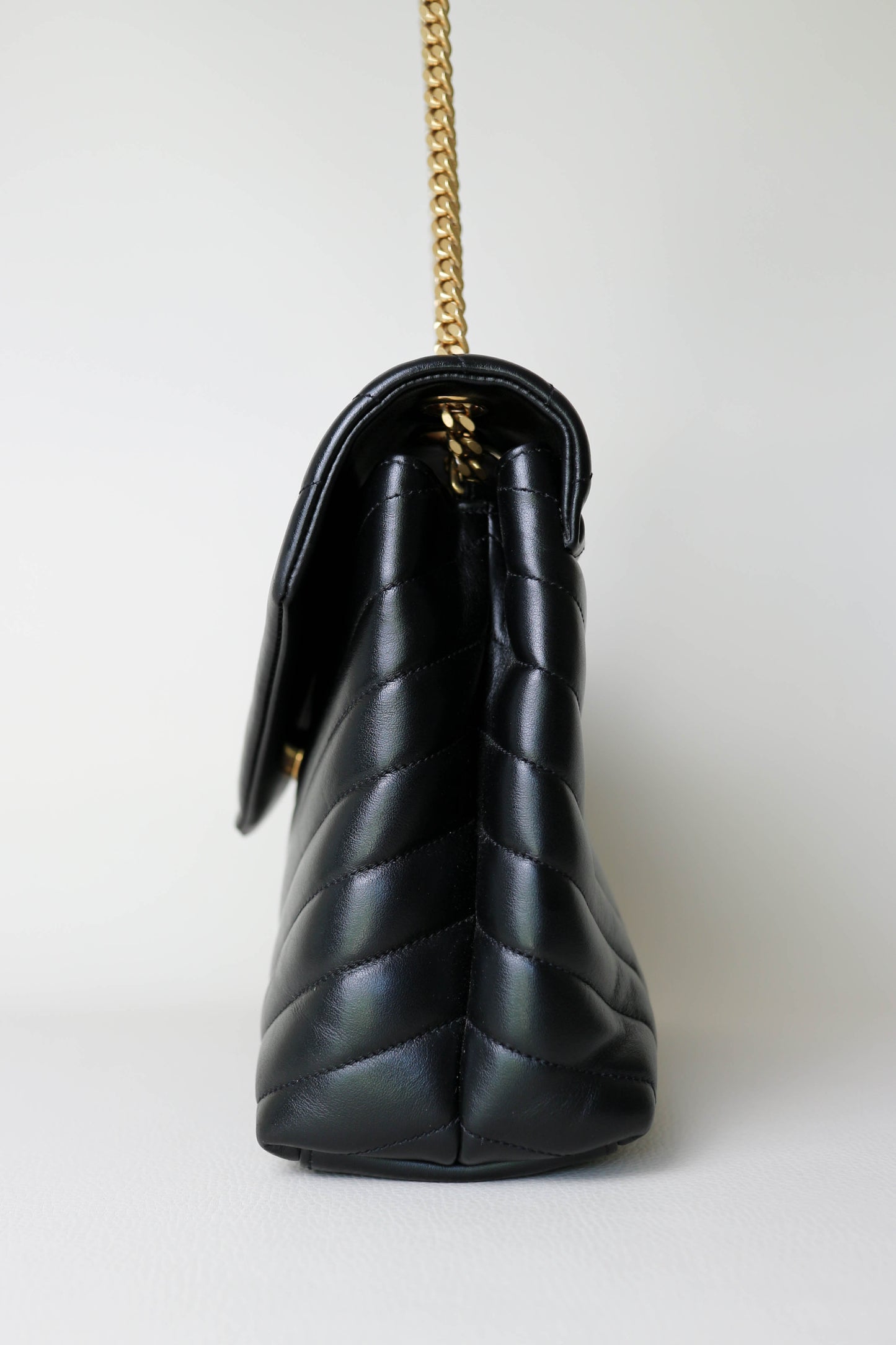 Saint Laurent Loulou Shoulder Bag Medium Black