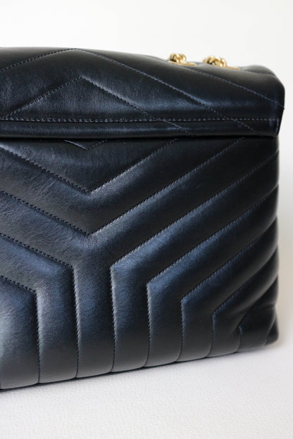 Saint Laurent Loulou Shoulder Bag Medium Black
