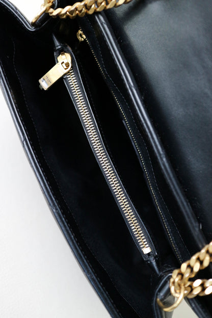 Saint Laurent Loulou Shoulder Bag Medium Black