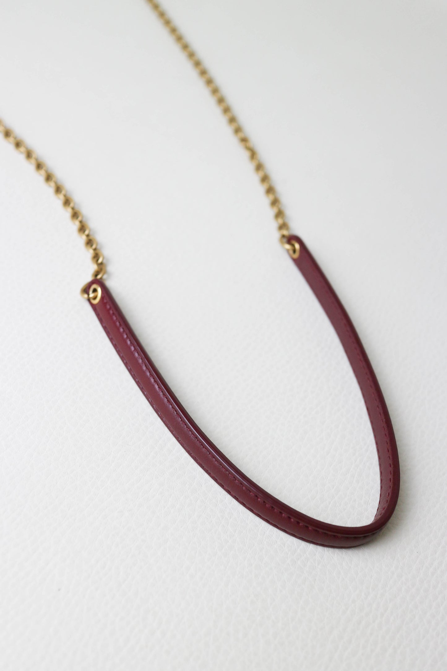Saint Laurent Cassandre Mini Clutch Bag Burgundy