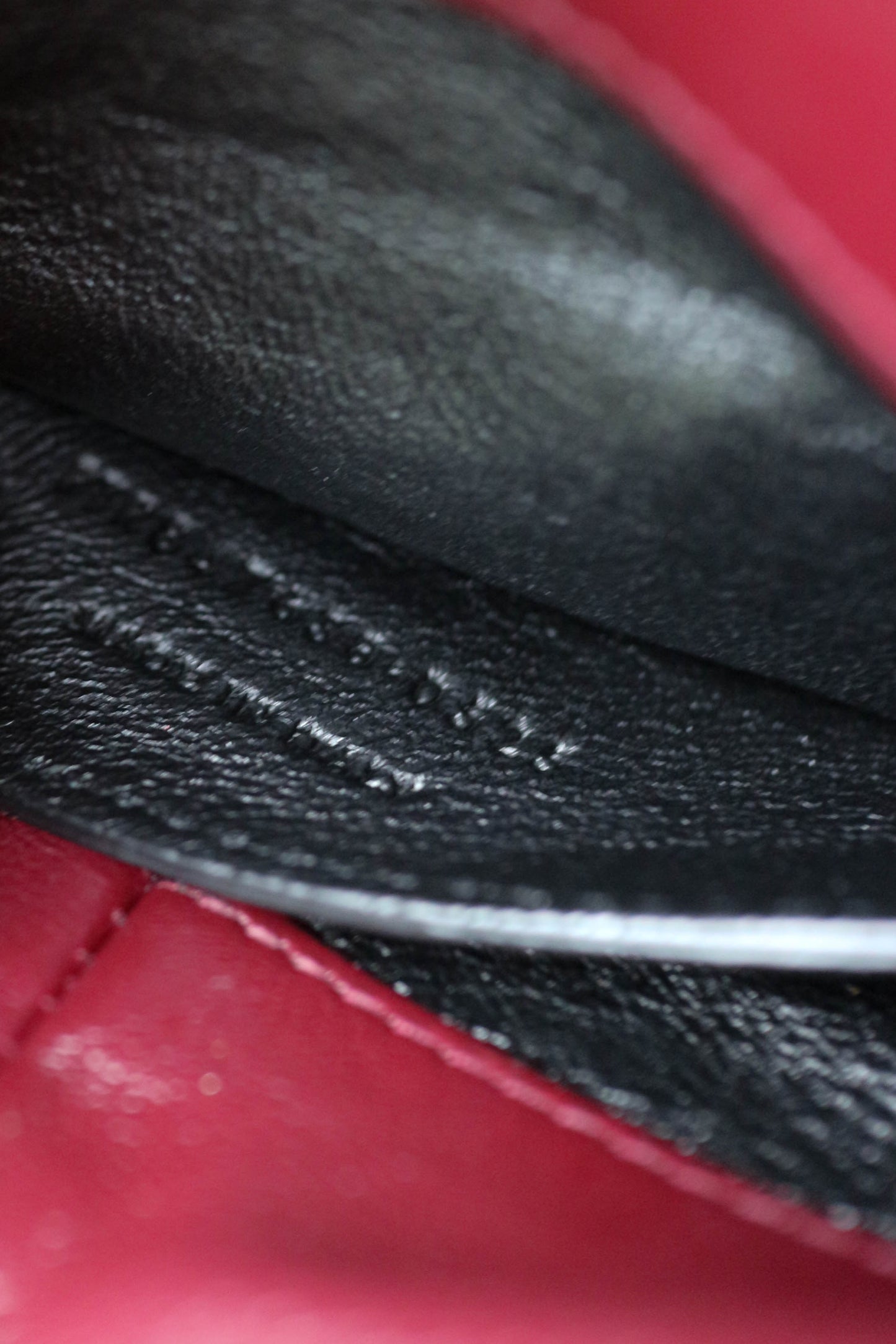 Saint Laurent Cassandre Mini Clutch Bag Burgundy