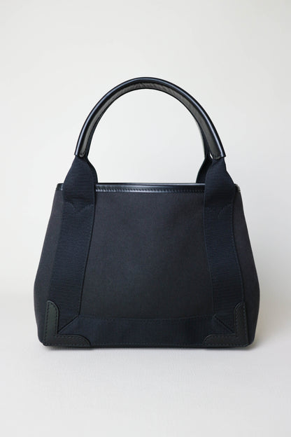 Balenciaga Logo Mini Cabas Tote Bag Black