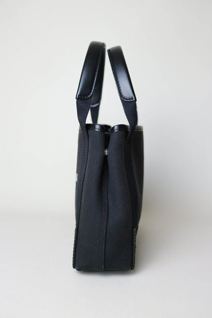 Balenciaga Logo Mini Cabas Tote Bag Black