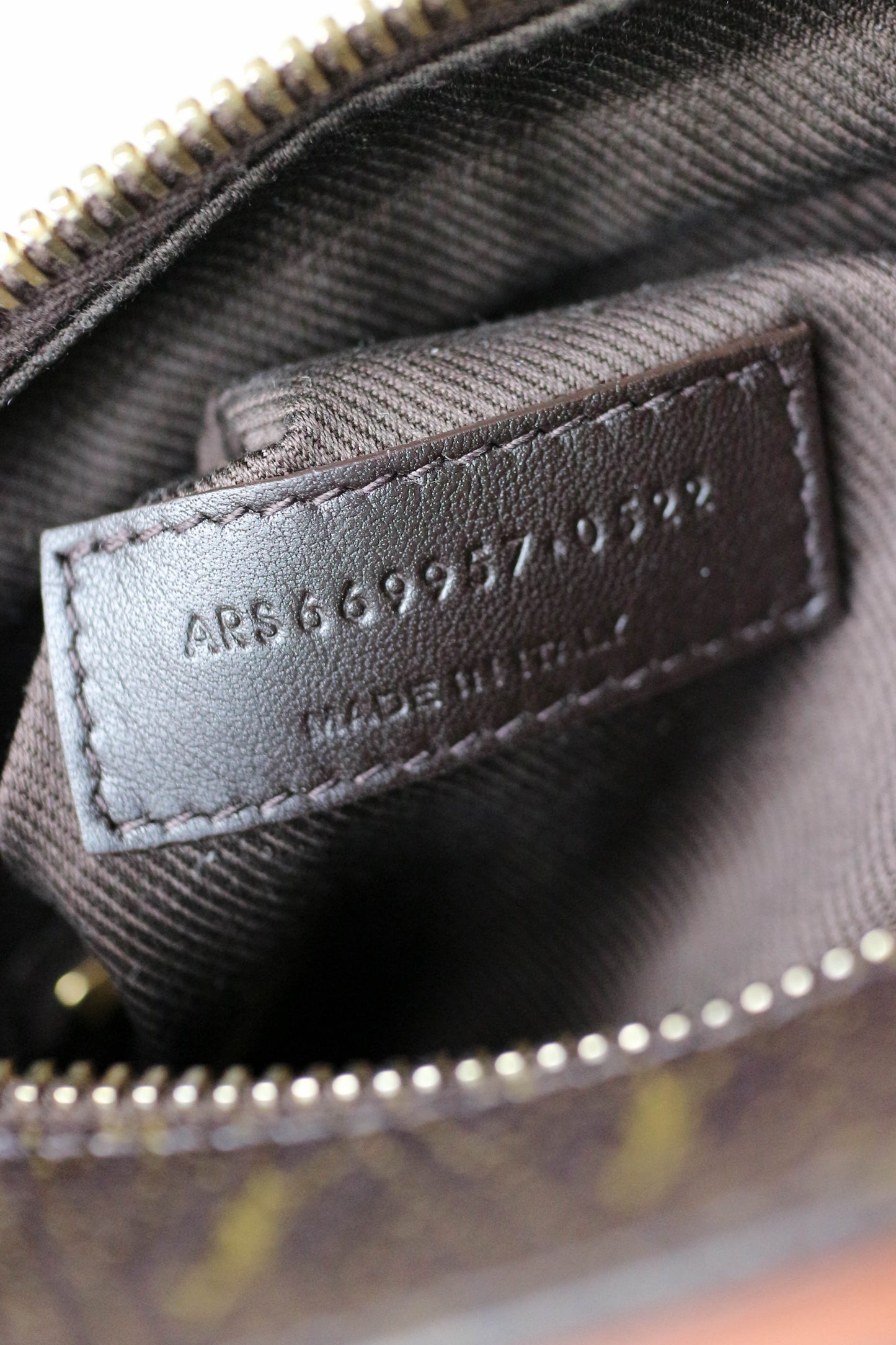 Saint Laurent Monogram Camera Crossbody Bag Brown
