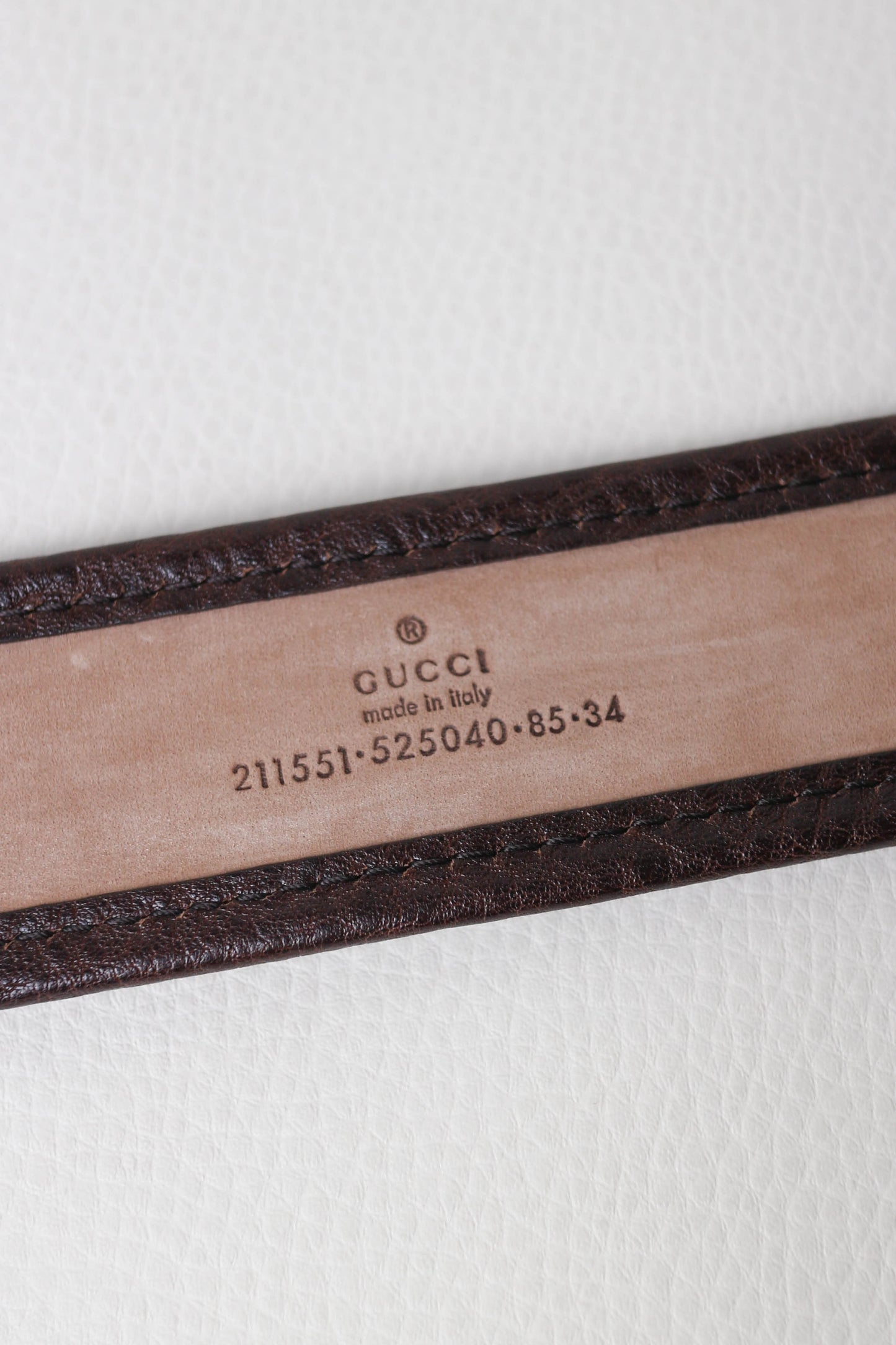 Gucci Vintage Monogram Heart Belt