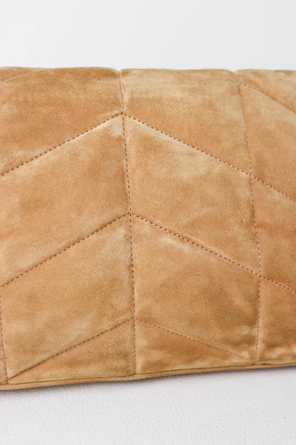 Saint Laurent Loulou Puffer Shoulder Bag Small Suede