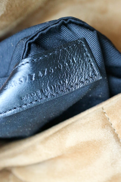 Saint Laurent Loulou Puffer Shoulder Bag Small Suede