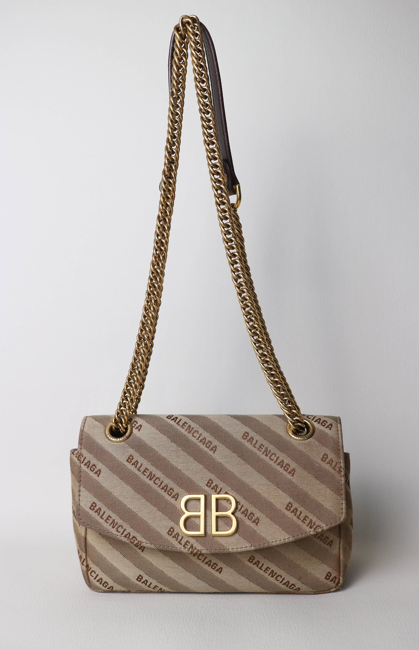 Balenciaga BB Logo Crossbody Bag