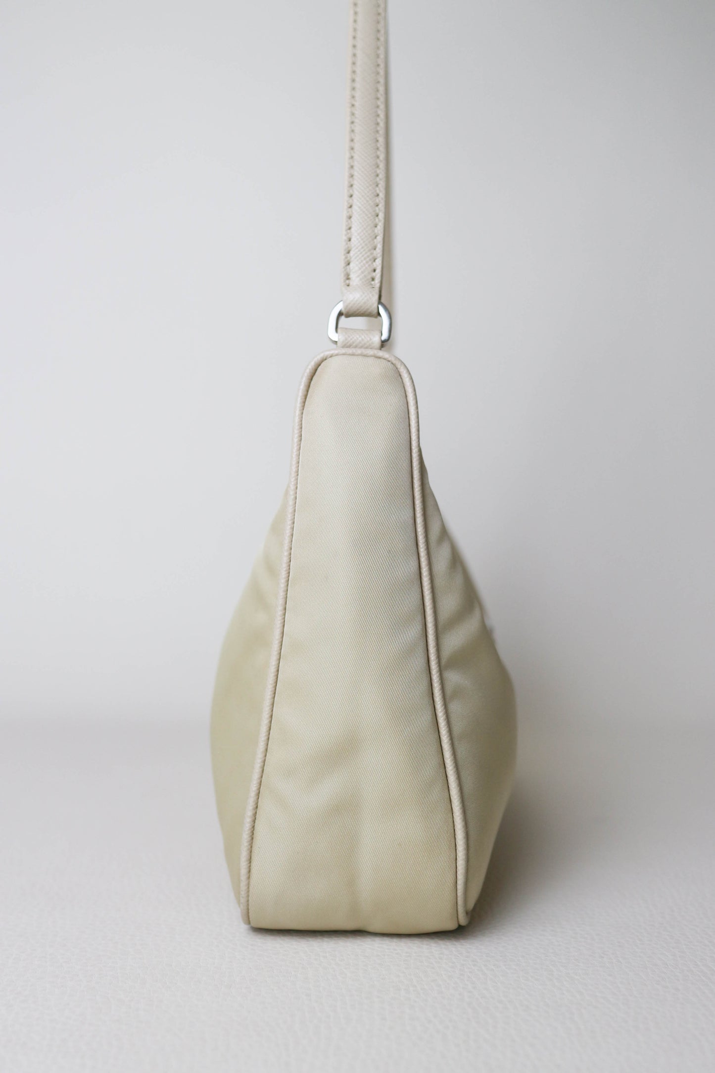 Prada Nylon Re-edition 2005 Handbag Beige