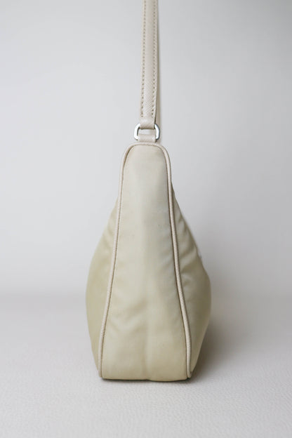 Prada Nylon Re-edition 2005 Handbag Beige