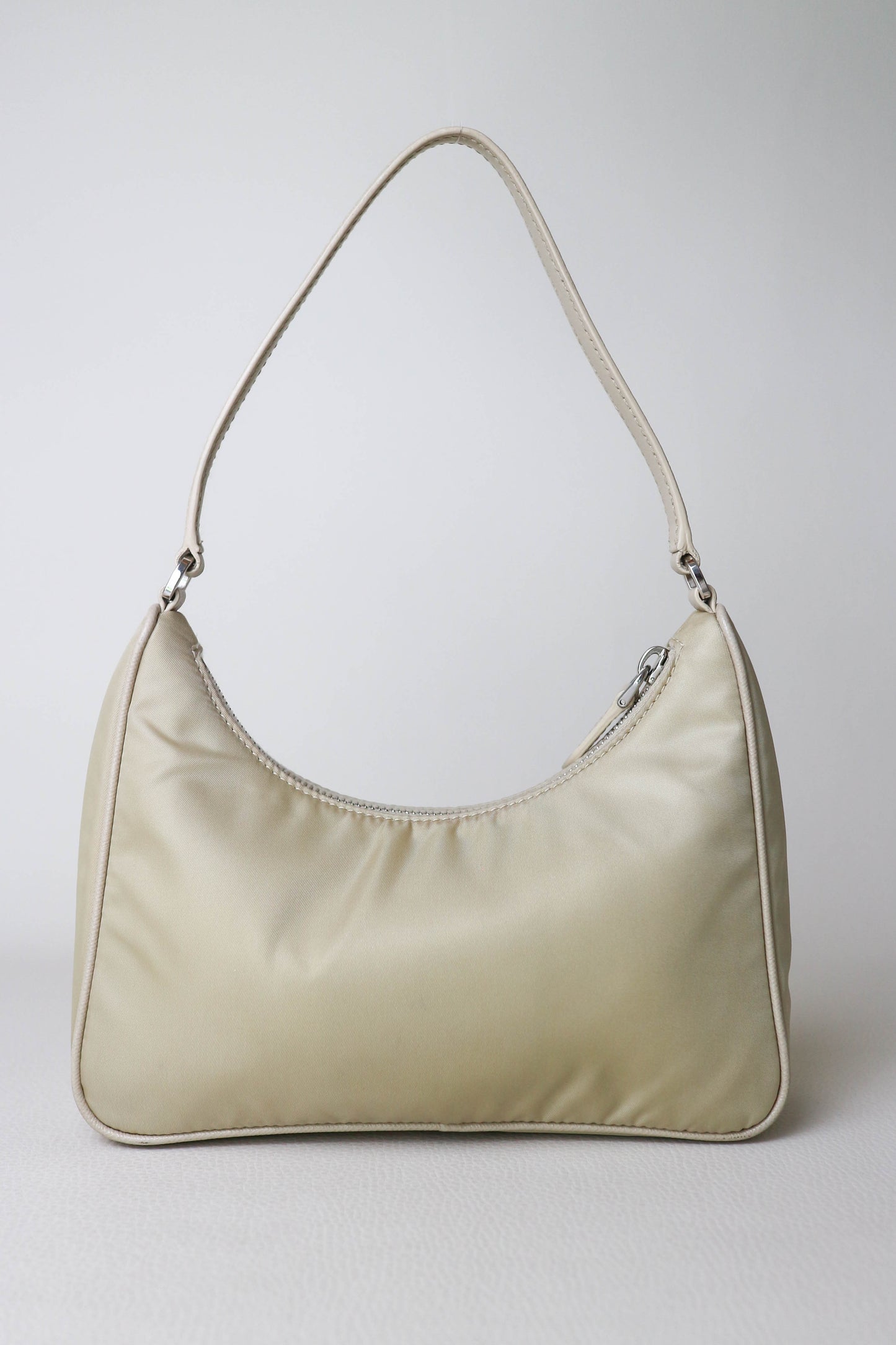 Prada Nylon Re-edition 2005 Handbag Beige