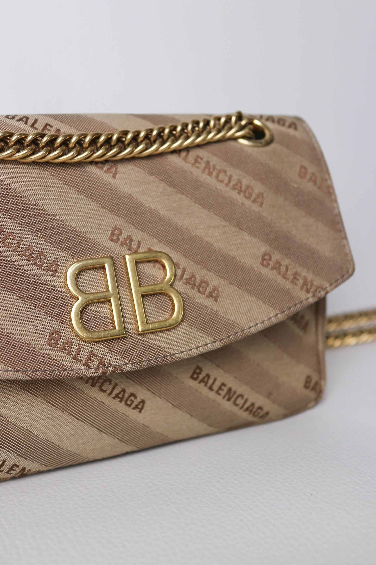 Balenciaga BB Logo Crossbody Bag