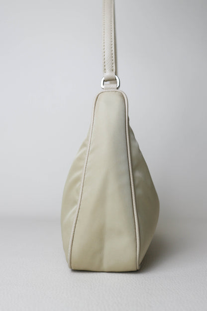 Prada Nylon Re-edition 2005 Handbag Beige
