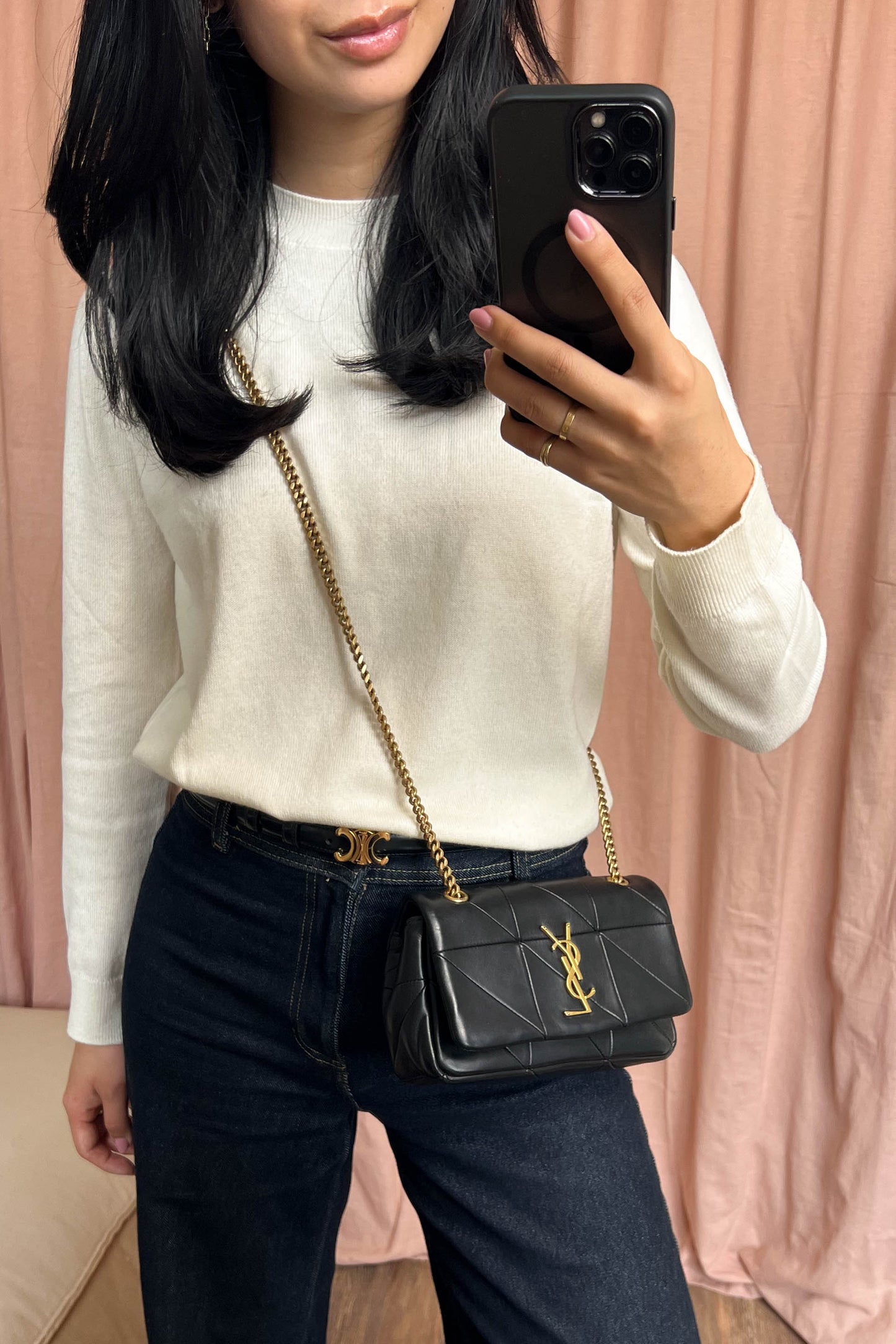 Saint Laurent Jamie Leather Bag Small