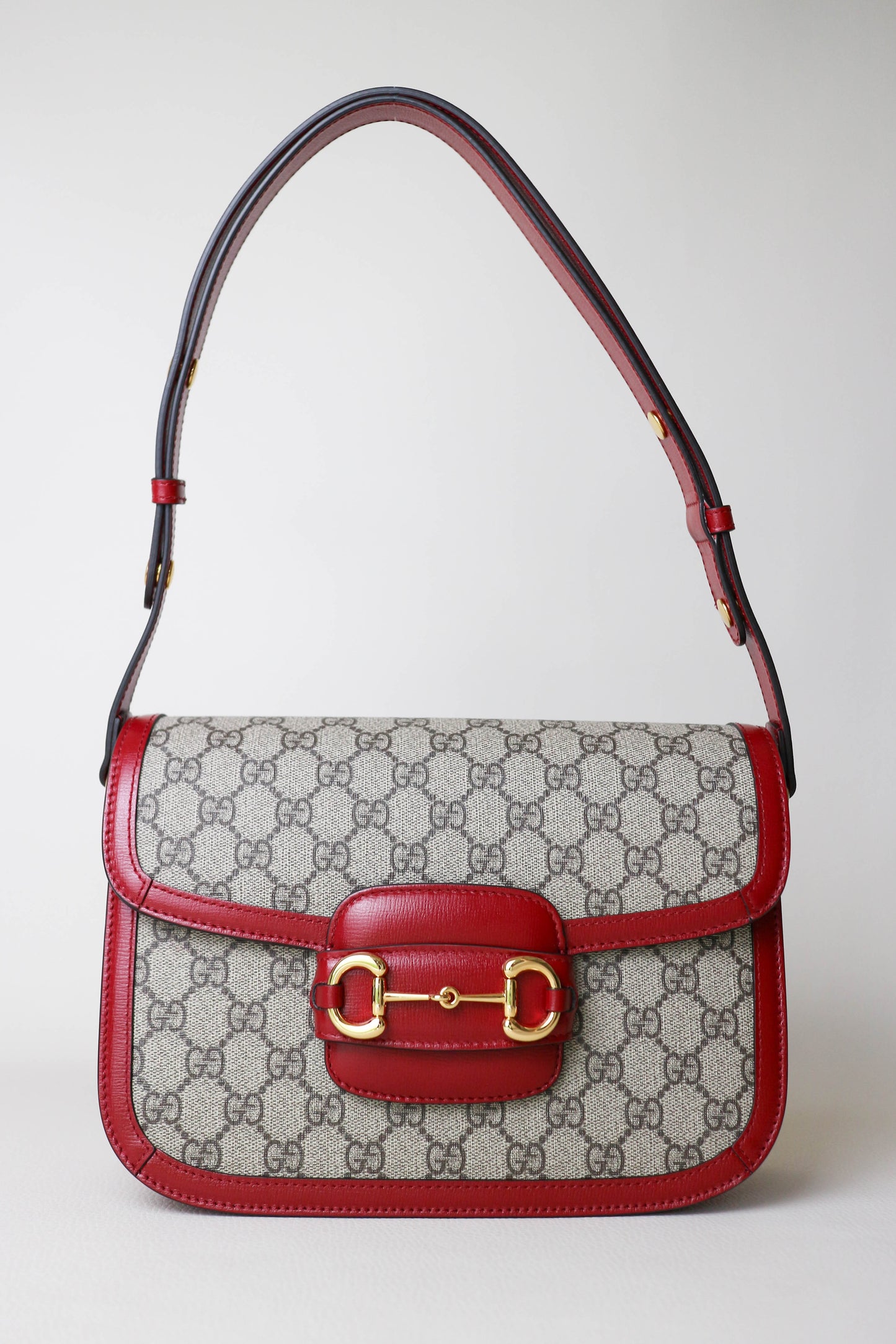 Gucci Horsebit 1955 Shoulder Bag Medium Red