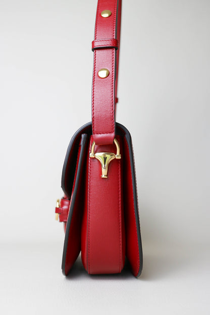 Gucci Horsebit 1955 Shoulder Bag Medium Red