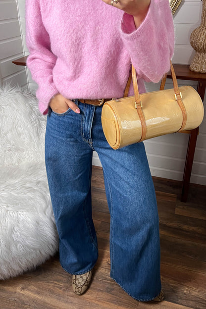 Louis Vuitton Vintage Papillon Bag Beige