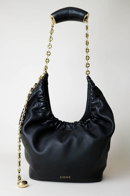 LOEWE Squeeze Shoulder Bag Small Black