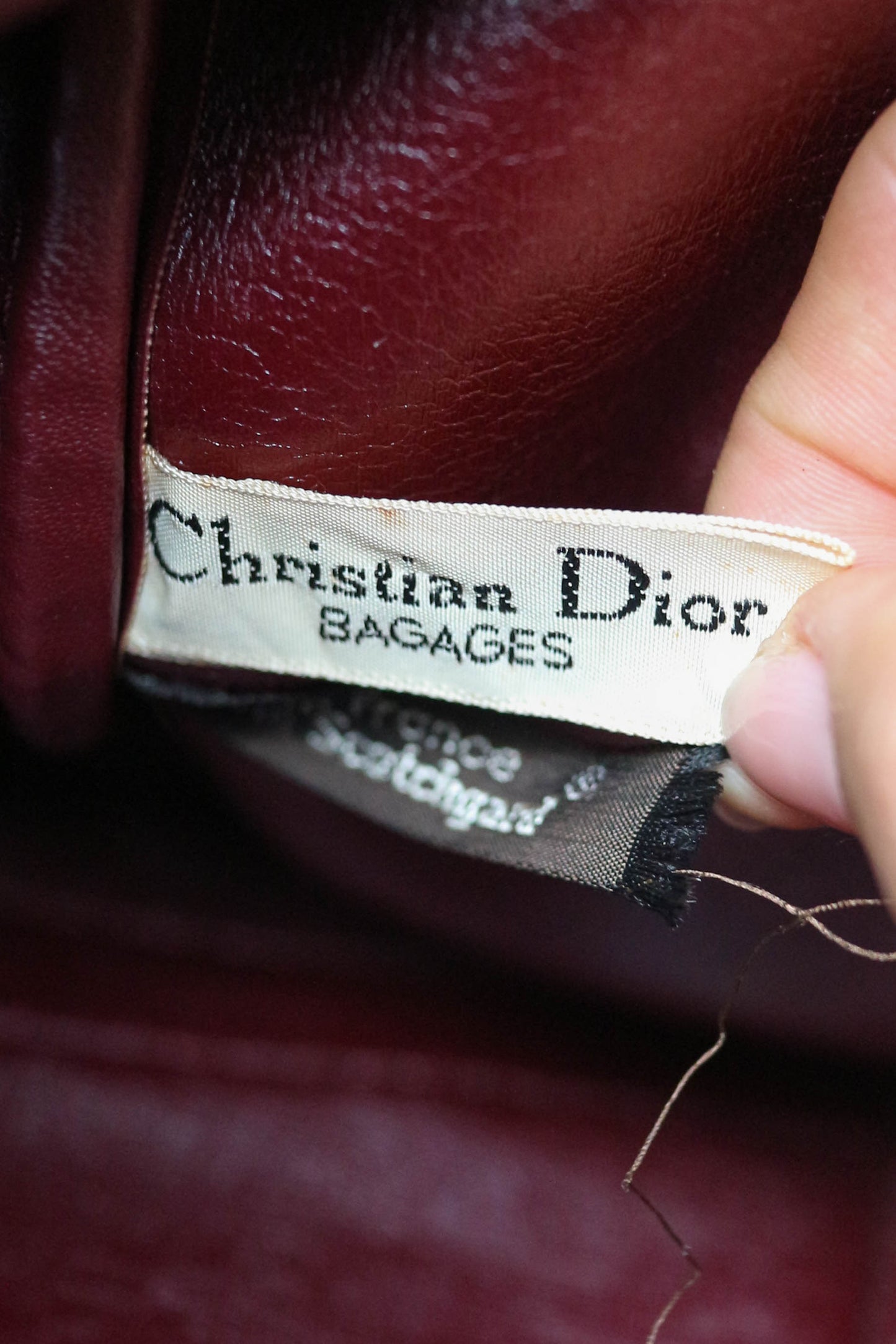 Dior Vintage Handbag Red