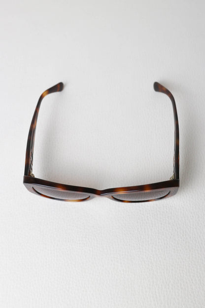 CHANEL CC Logo Sunglasses Tortoise