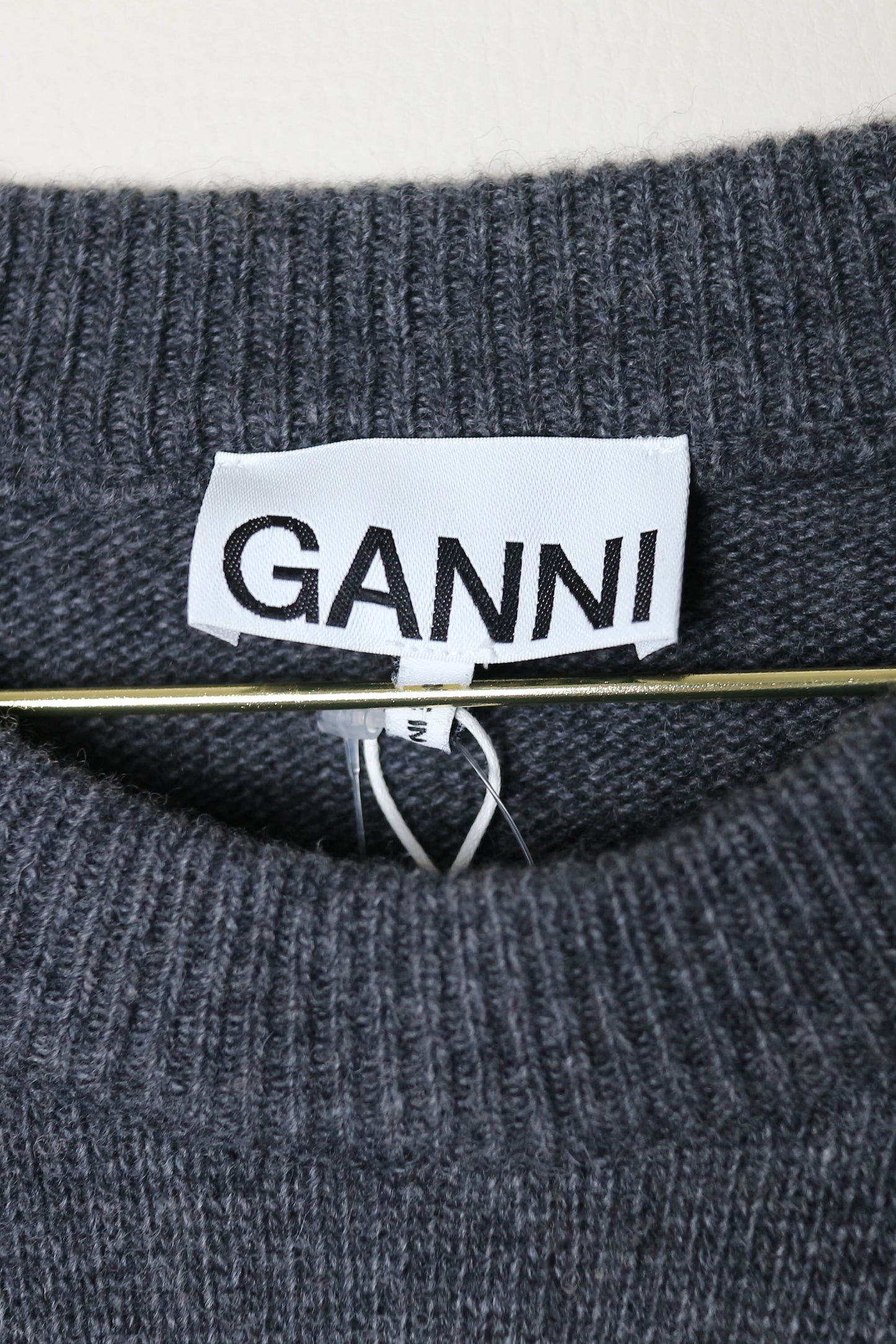 GANNI Knit Logo Tiger Jumper