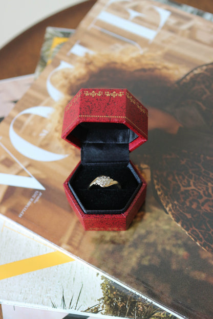 Vintage Diamond Cluster Ring