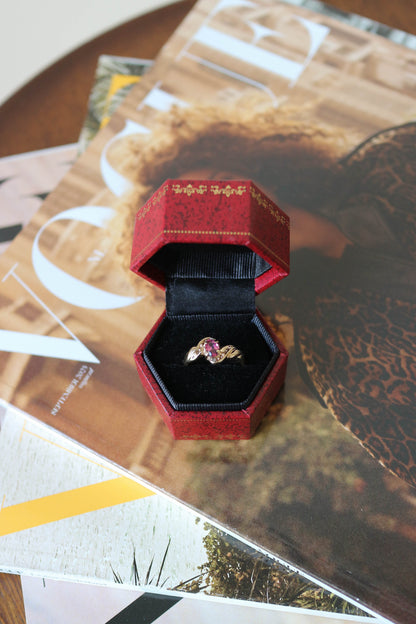 Vintage Pink Ruby Ring