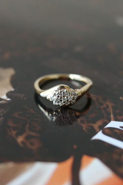 Vintage Diamond Cluster Ring