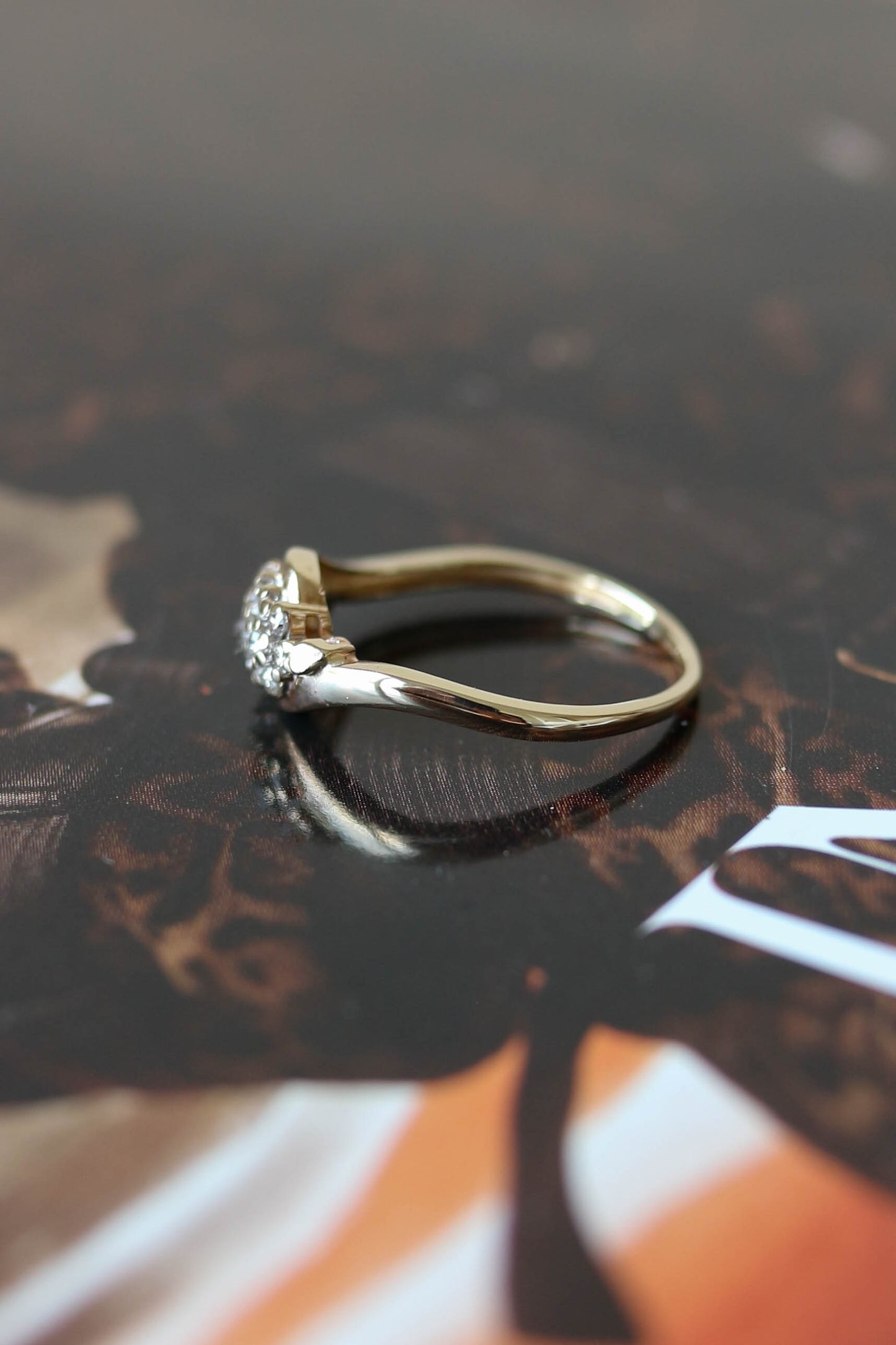 Vintage Diamond Cluster Ring