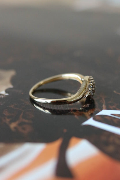 Vintage Diamond Cluster Ring