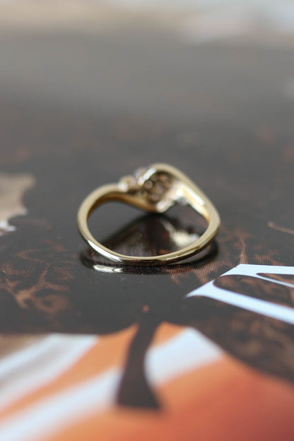 Vintage Diamond Cluster Ring