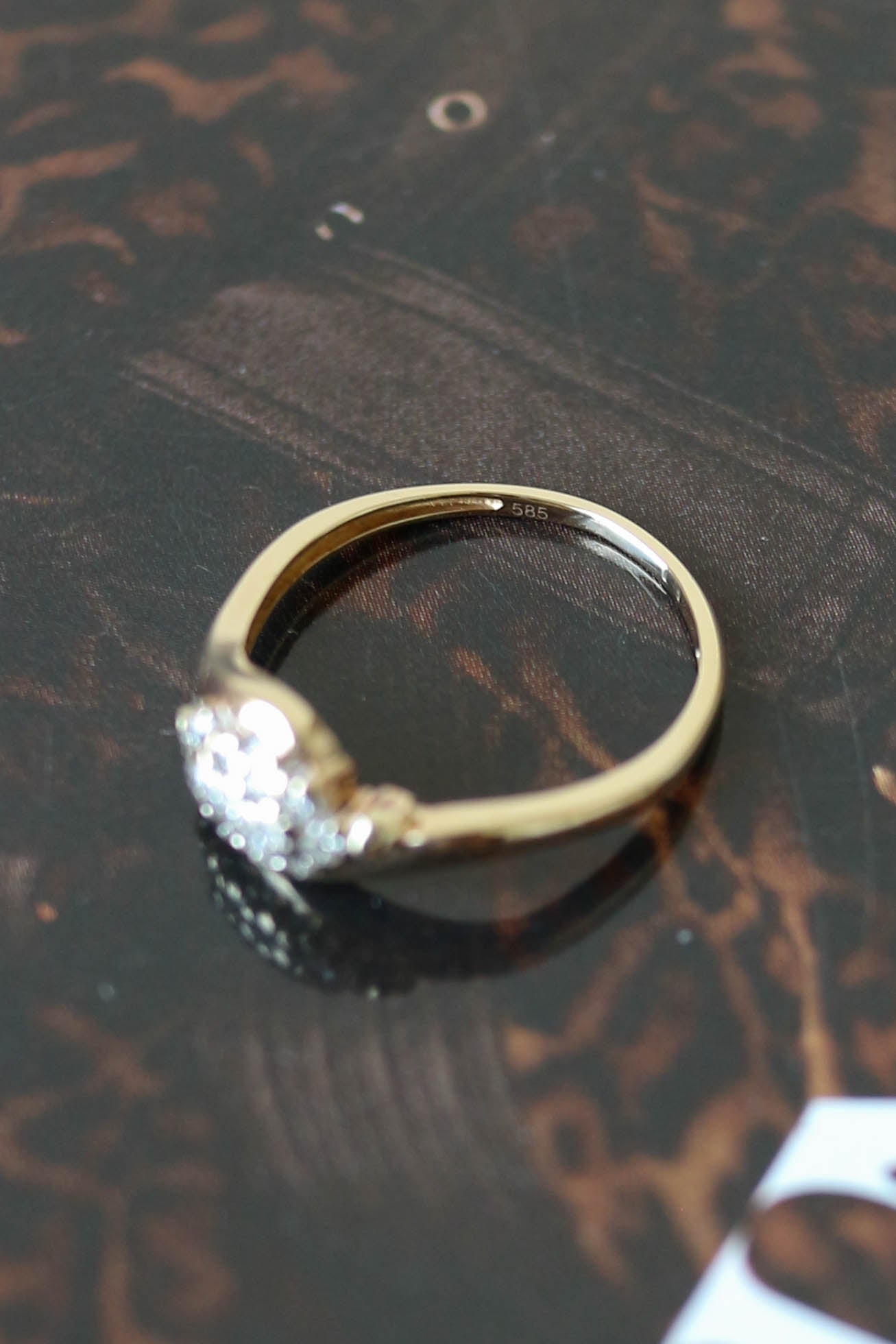Vintage Diamond Cluster Ring