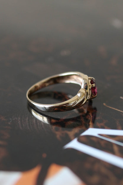 Vintage Pink Ruby Ring