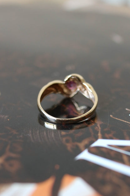 Vintage Pink Ruby Ring