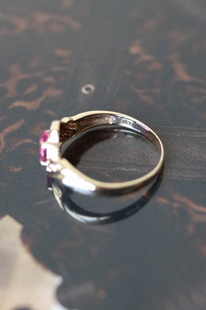 Vintage Pink Ruby Ring